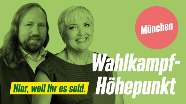 WAHLKAMPF-HÖHEPUNKT MIT CLAUDIA ROTH UND TONI HOFREITER